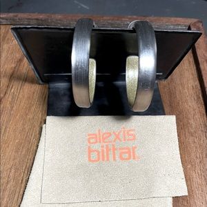 Alexis Bittar 2” Thick Hoop Earrings